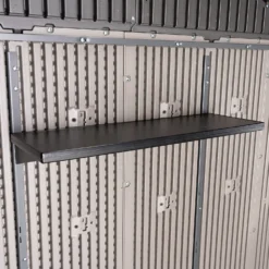 Lifetime 7x7ft Outdoor Storage Shed - Rough-Cut Grey 20 Lifetime 7x7ft Outdoor Storage Shed - Rough-Cut Grey -Garden Furniture Store 13997403 5775000055102387
