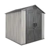Lifetime 7x7ft Outdoor Storage Shed - Rough-Cut Grey -Garden Furniture Store 13997403 6015000054736900