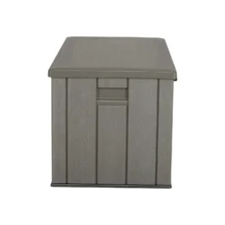 LIFETIME 568L Outdoor Storage Deck Box - Rough-Cut Brown -Garden Furniture Store 13997406 1294999835439924