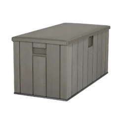 LIFETIME 568L Outdoor Storage Deck Box - Rough-Cut Brown -Garden Furniture Store 13997406 2064999835488896