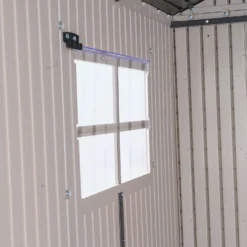 Lifetime 7x7ft Outdoor Storage Shed - Beige -Garden Furniture Store 13997407 1124999834936641