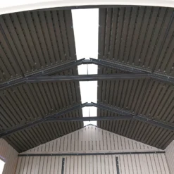 Lifetime 7x7ft Outdoor Storage Shed - Beige -Garden Furniture Store 13997407 2144999834894551