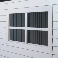 Lifetime 7x7ft Outdoor Storage Shed - Beige -Garden Furniture Store 13997407 6834999834980258