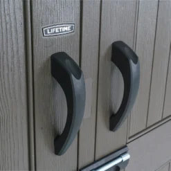 Lifetime 7x7ft Outdoor Storage Shed - Beige -Garden Furniture Store 13997407 8414999835023317