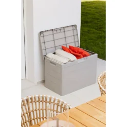 Toomax Garden Storage Box 160L - Warm Grey -Garden Furniture Store 13997480 1085004537305487