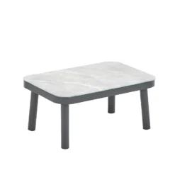 Heba Grey Metal Garden Corner Sofa Set -Garden Furniture Store 14005702 6005022704839677