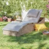 Natural Folding Rattan Sun Lounger -Garden Furniture Store 14005776 4375022649580220
