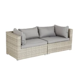 Cairo Grey Rattan Effect Garden Sofa Set -Garden Furniture Store 14005786 1555022102946530