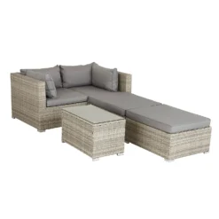 Cairo Grey Rattan Effect Garden Sofa Set -Garden Furniture Store 14005786 1675022102896865