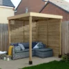 Forest Garden Modular Pergola With 2 Side Panel Packs -Garden Furniture Store 14013375 1185004289018728