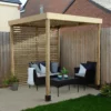 Forest Garden Modular Pergola With 1 Side Panel Pack -Garden Furniture Store 14013376 1285004288878097