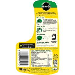 Miracle-Gro All Purpose Concentrated Liquid Plant Food 800ml -Garden Furniture Store 14014512 8405034803274408