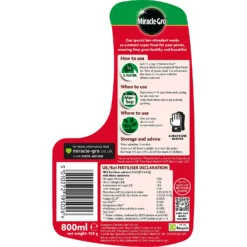 Miracle-Gro Rose & Shrub Concentrated Liquid Plant Food 800ml -Garden Furniture Store 14014514 2095034803271522