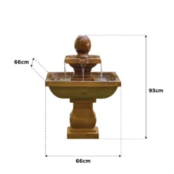 Stylish Fountain Odyssey Water Feature With LEDs 11 Stylish Fountain Odyssey Water Feature With LEDs -Garden Furniture Store 14519360 1335047822692282